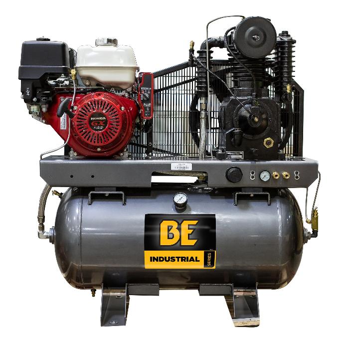 23 CFM @ 175 PSI - 30 GALLON AIR COMPRESSOR WITH HONDA GX390 ENGINE