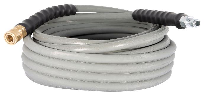 50' x 3/8", 4,500 PSI Grey Pressure Washer Hose