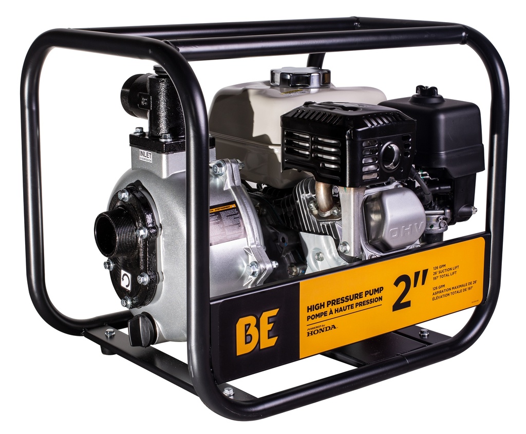 2" HIGH-PRESSURE WATER TRANSFER PUMP WITH HONDA GX200 ENGINE