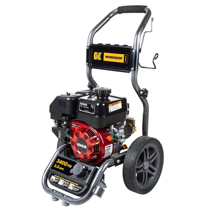 3,400 PSI - 2.5 GPM Gas Pressure Washer with KOHLER SH270 Engine and AR Axial Pump