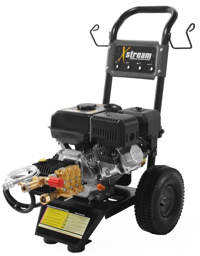 2,500 PSI - 3.0 GPM Gas Pressure Washer with Powerease 225 engine and General Triplex Pump