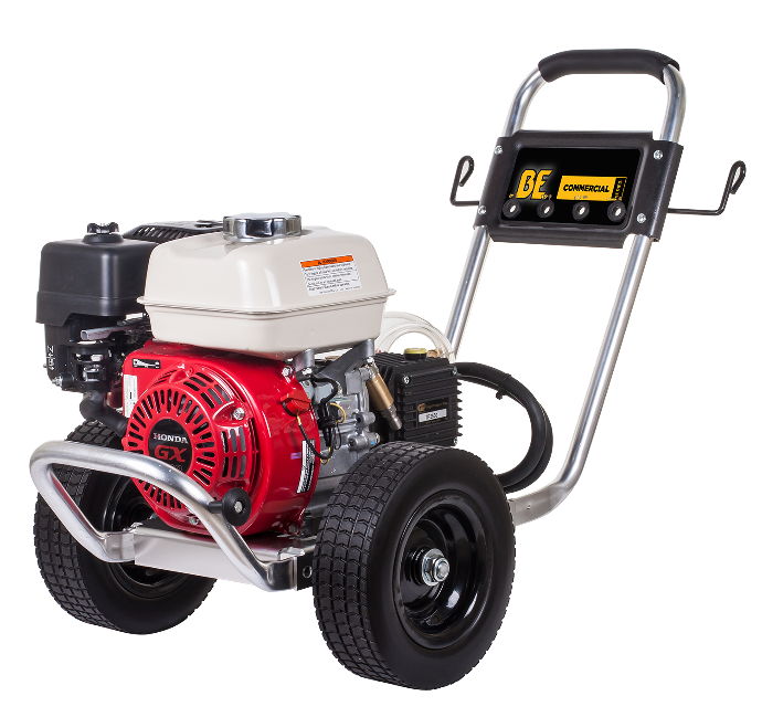 2,500 PSI - 3.0 GPM Gas Pressure Washer with Honda GX200 Engine and General Triplex Pump