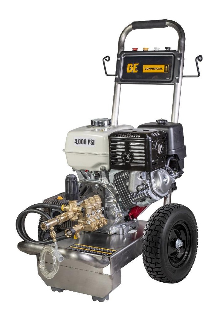 4,000 PSI - 4.0 GPM Gas Pressure Washer with Honda GX390 Engine and Comet Triplex Pump