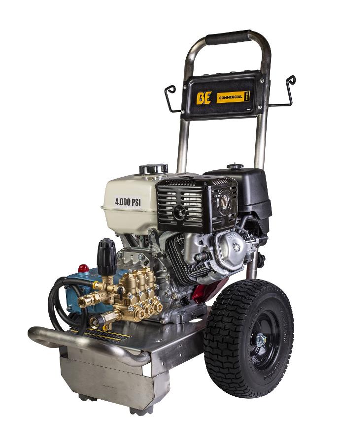 4,000 PSI - 4.0 GPM Gas Pressure Washer with Honda GX390 Engine and CAT Triplex Pump