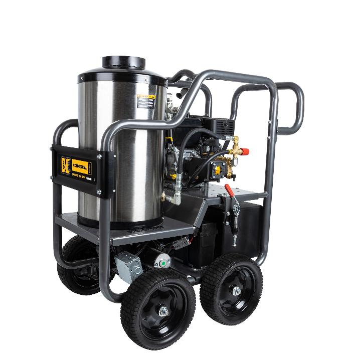 2,700 PSI - 3.0 GPM HOT WATER PRESSURE WASHER  WITH VANGUARD 200 ENGINE AND AR TRIPLEX PUMP