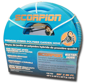 5/8 IN BLUE SCORPION GARDEN HOSE 100'