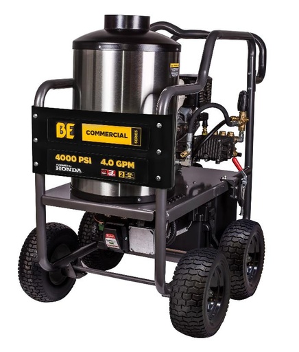 [HW4013HG] 4,000 PSI - 4.0 GPM HOT WATER PRESSURE WASHER WITH  HONDA GX390 ENGINE AND GENERAL TRIPLEX PUMP