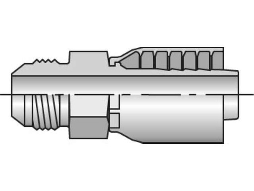 [MALE JIC CRIMP FITTING] 10343-10-10