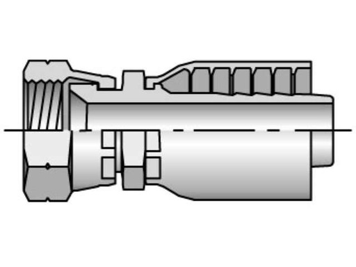 [FEMALE 45 SWIVEL CRIMP] 10843-12-12