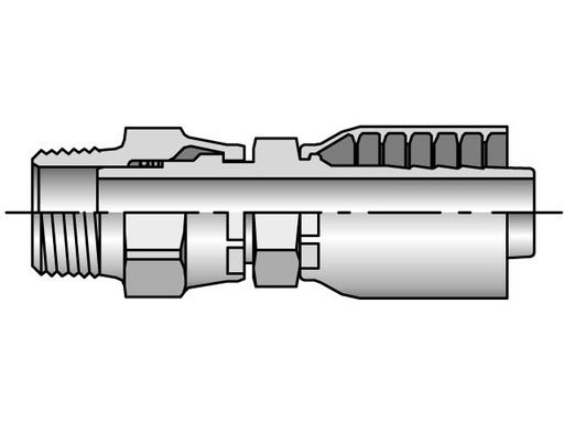 [MALE PIPE SWIVEL CRIMP] 11343-12-12