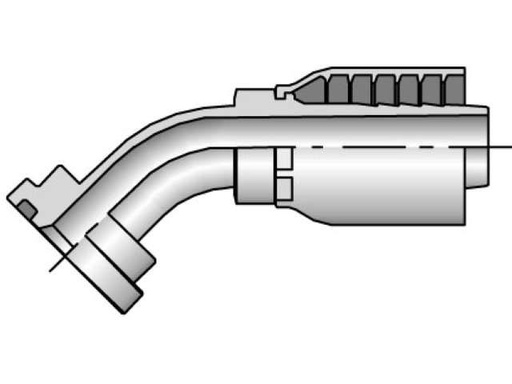 [CODE 61 FLG 45 ELBOW] 11743-12-8