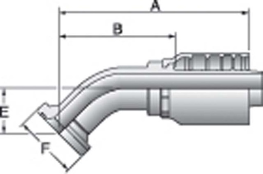 [CODE 62- 45 DEG ELBOW] 16F77-16-16