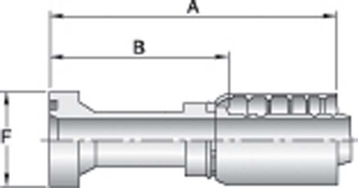 [CAT FLANGE HEAD STRT] 1XA77-12-12