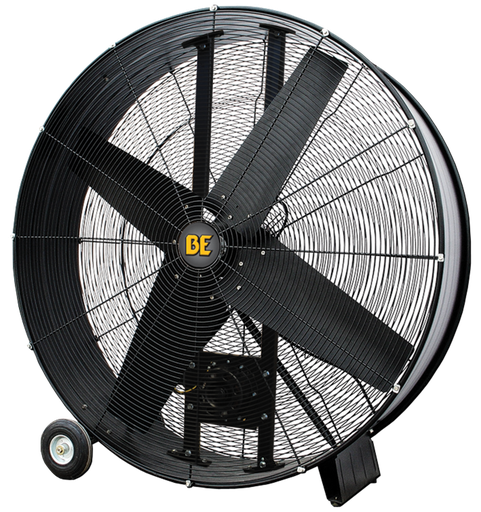 [FD42B] 42" Belt Drive, Industrial Fan With Wheel Mount