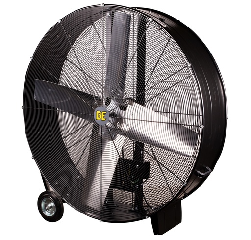 [FD48B] 48" Belt Drive, Industrial Fan With Wheel Mount