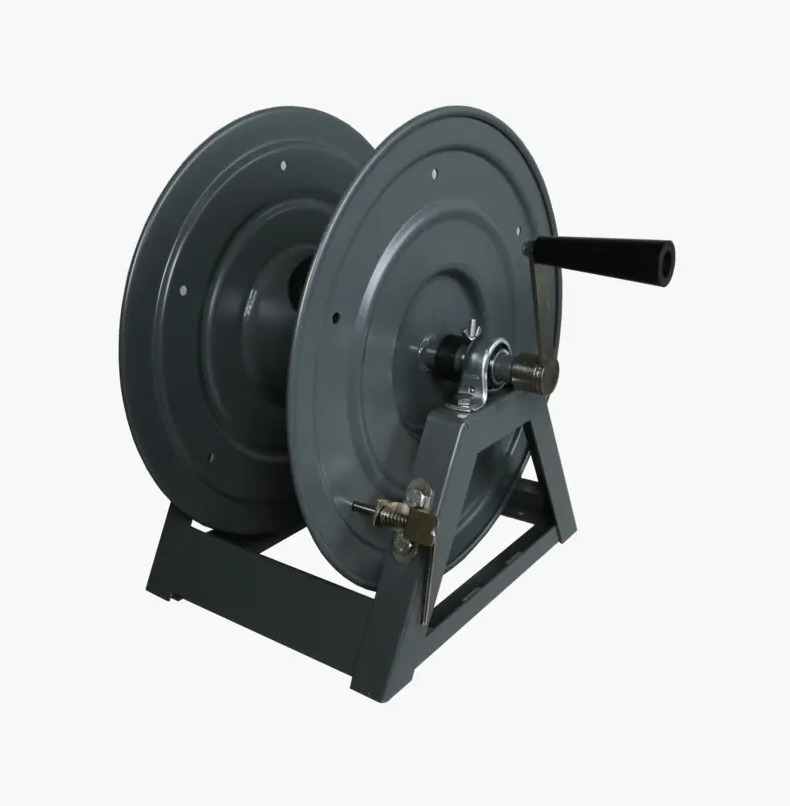 Heavy Duty A-Frame Mount Hose Reel With Hand Crank